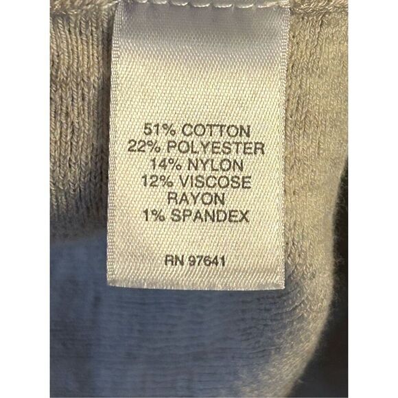 Pure Jill J. Jill Cream Brown Jacquard Open Front Cardigan Sweater Size Small (0 - Picture 4 of 5